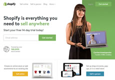 Shopify，一枚簡(jiǎn)潔清新的國外電子商務(wù)平臺(tái)網(wǎng)站